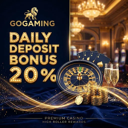 Daily Deposit Bonus 20%